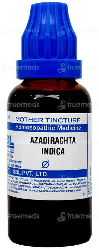 Sbl Azadirachta Indica Q Mother Tincture 30Ml